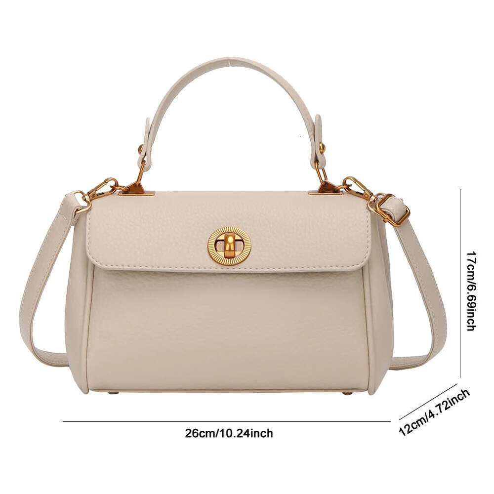 Ladies Chic Hobo Vintage PU Leather Crossbody Versatile Top Handle Large Capacity Small Handbag Women's Shoulder Bag