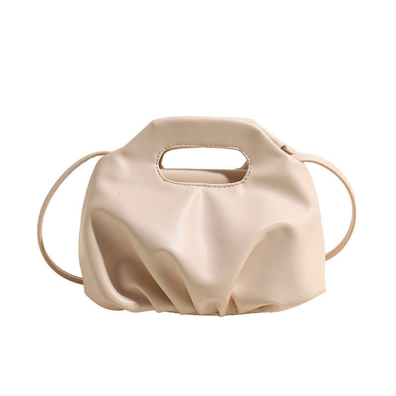 Korean trendy internet celebrity pleated cloud for women in summer 2025, new personalized and simple single shoulder crossbody bag