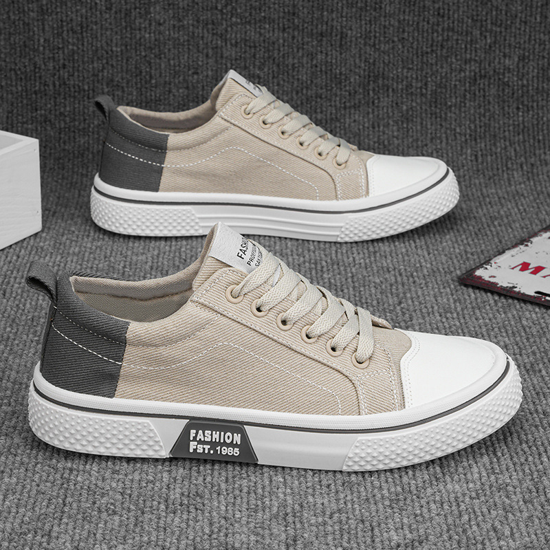 Canvas Spring Autumn New Style Simple Low Top Casual Shoes Student Board Men S Versatile Sports And Leisure Trendy Shoes Ddmysaturn