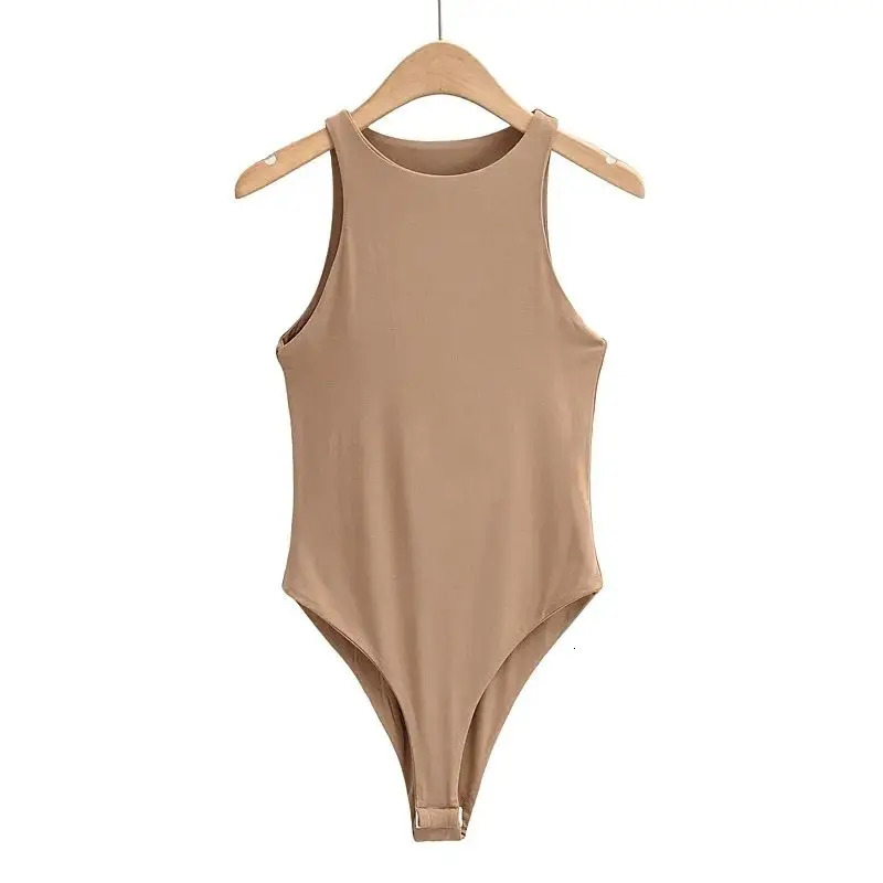 Casual Sexy Jumper Body Suit Women Slim Beach Jumpsuit Romper Girl Bodysuit Solid Clothes Top Allmatch Basic Tank 250513
