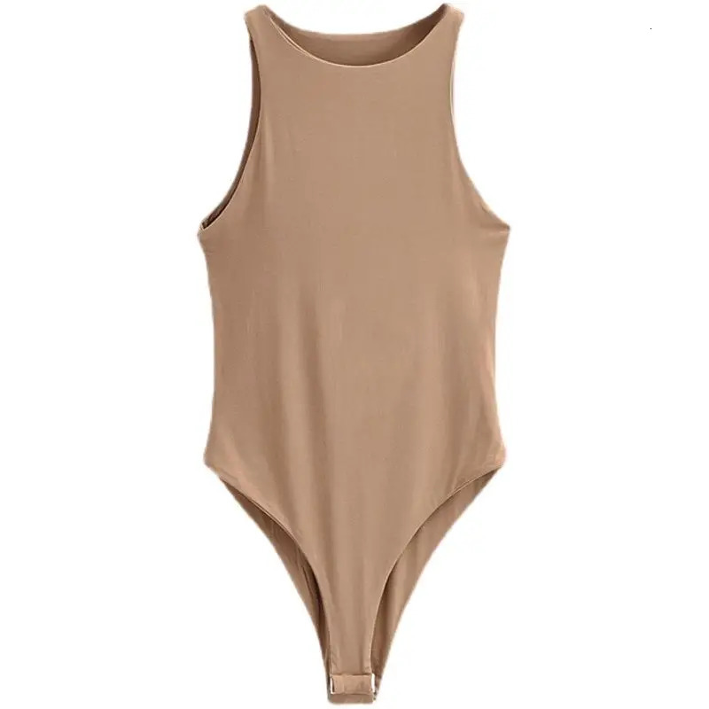Casual Sexy Jumper Body Suit Women Slim Beach Jumpsuit Romper Girl Bodysuit Solid Clothes Top Allmatch Basic Tank 250513