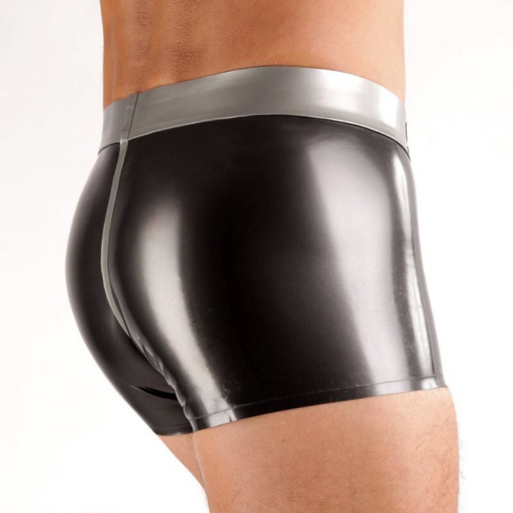 customized eurocat suits Latex Trousers short Rubber Pants Latex Shorts for Men Sexy Leggings Handmade Fetish Club