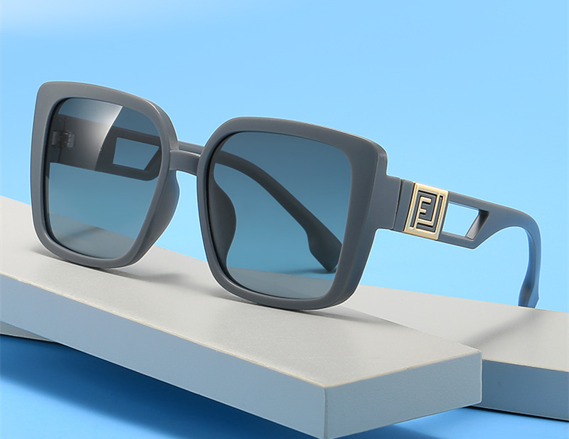 Designer sunglasses free shipping 2025 new fashionable high-end texture sunscreen full frame polarized sunglasses for womens mens