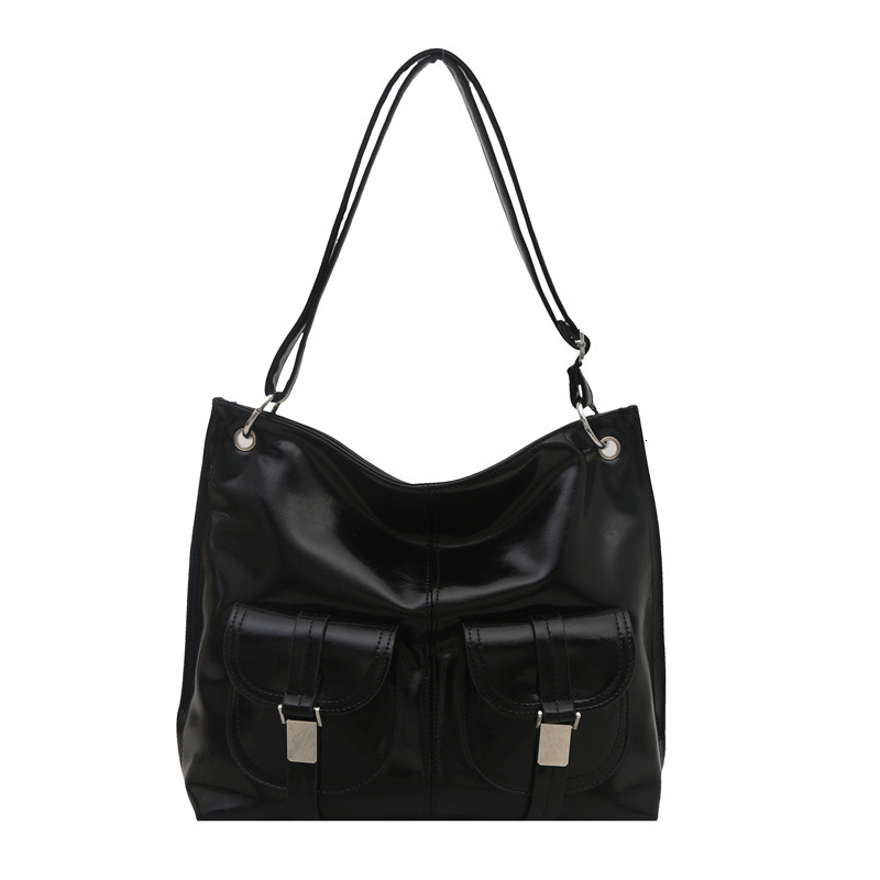 Korean version niche hand-held tote women's 2025 summer new large capacity shoulder premium sense crossbody bag
