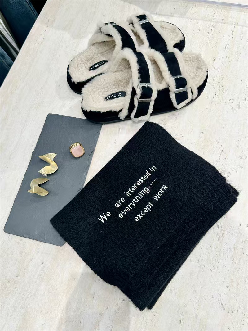T700 wool Korean small scarf women's winter Korean version of all-match cashmere warm knitted neck scarf trend
