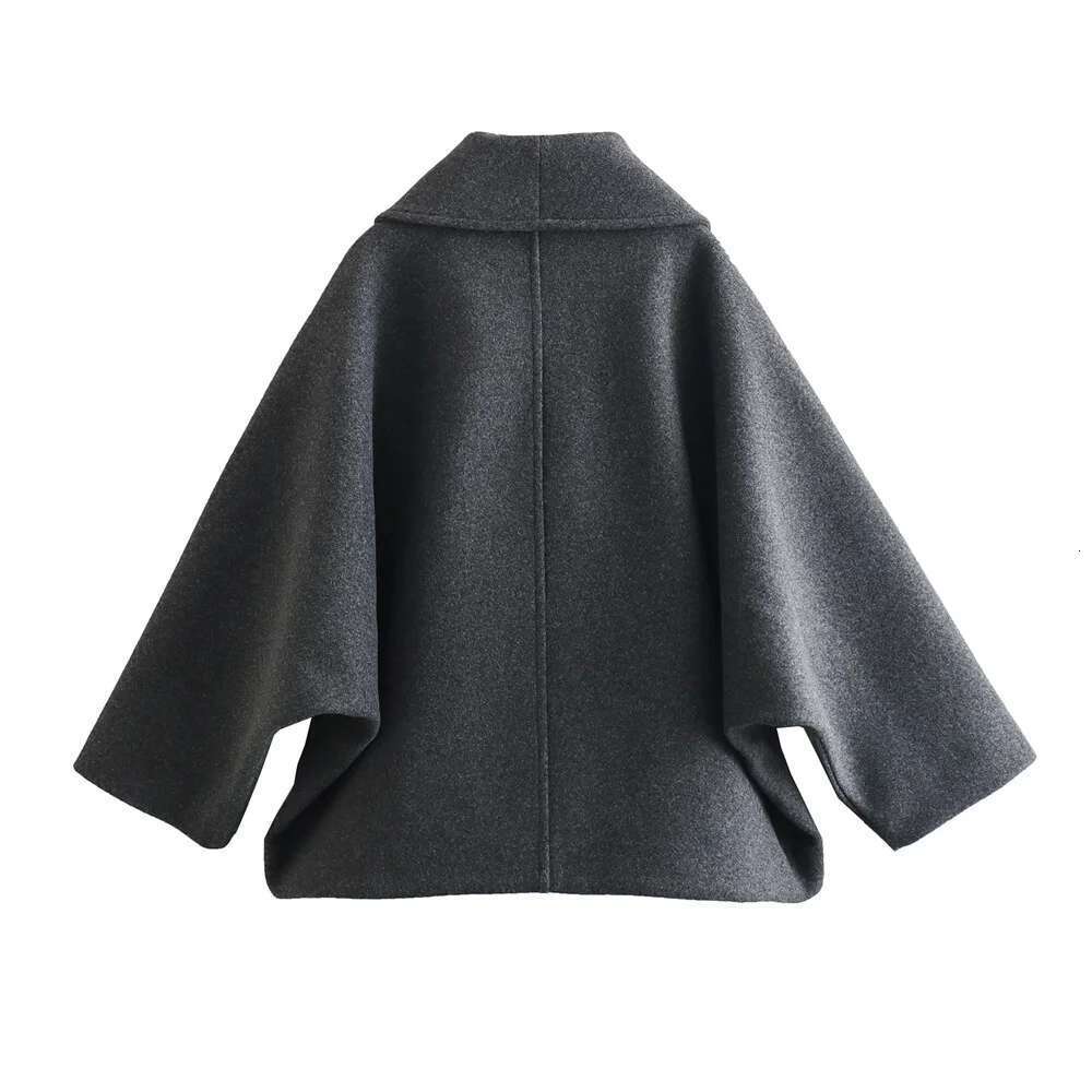 Women's Fashion New Blended Loose Coat