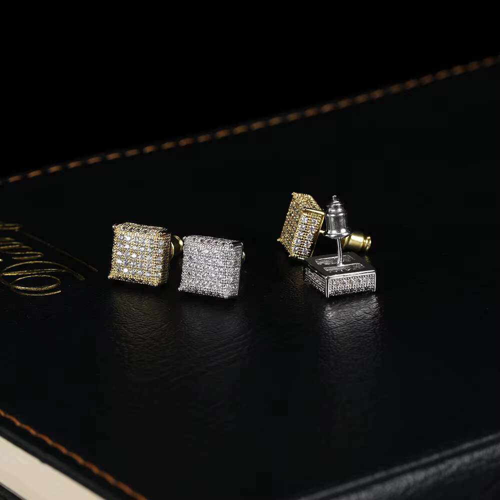 Earrings S925 Silver Fashion Silver Earrings With Diamond Stud Moissanite 14k 18k Women Fashion Jewelry