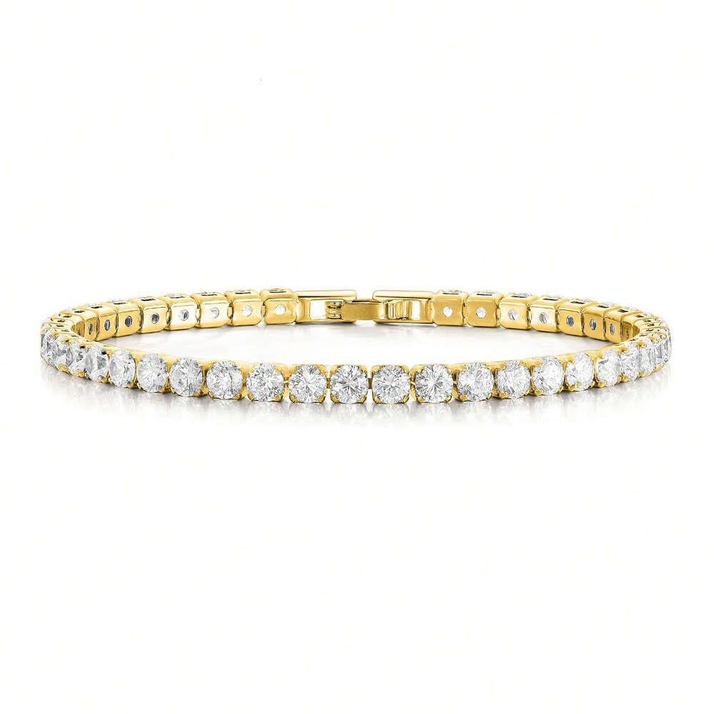 Unisex Designer Zircon Tennis Bracelets Durable Hand Made Piece