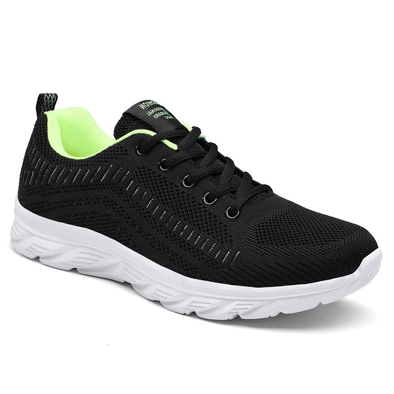 Men S Spring New Knitted Breathable Mesh Casual Sports Running Casual Shoes Shoes Plus Shoes Size Ddmysaturn