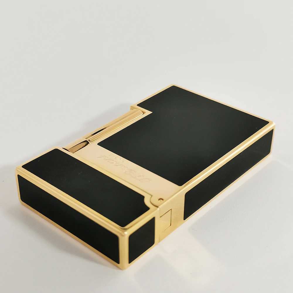 JT Dunant Lighters Natural Lacquer Line 2 Gas Metal Ping Sound Memorial Man Gift Handmade D Brand Limited Edition Y250513