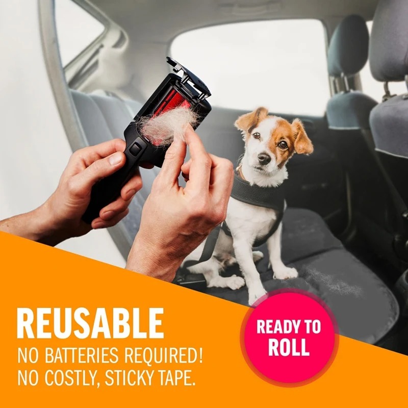 Hot Mini Lint Roller For Pet Hair-Pet Hair Removal Tool For Clothes, Couches And Cars - Dog Hair Remover And Lint Remover