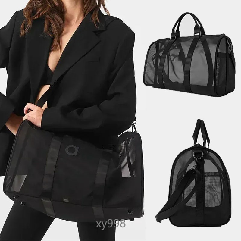 Summer handbag Yoga Mesh Fabric Fitness Bag Sport Women Bag Outdoor Fitness Portable Bags Travel Diagonal Span Package Bags