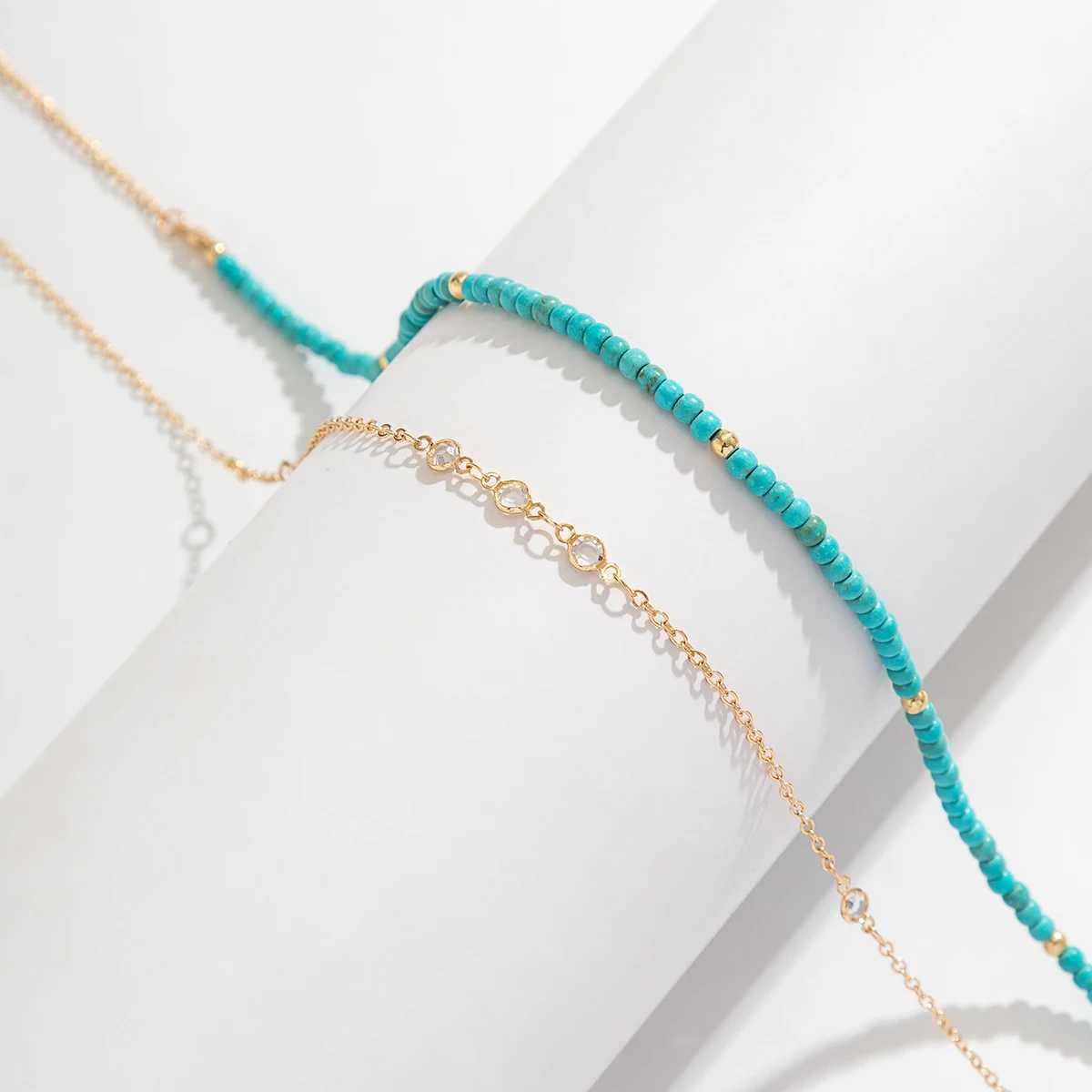 PuRui Bohemia Zircon Waist Chain Natural Stone Beaded Belly Chain for Women Sexy Trendy Body Jewelry Summer Bikini Beach GiftsT250513