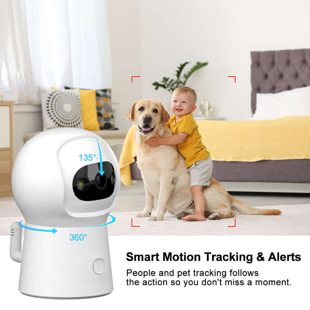 2K Graffiti 4MP Monitor Baby Care WIFI Monitoring Camera Home Children Temperature and Humidity
