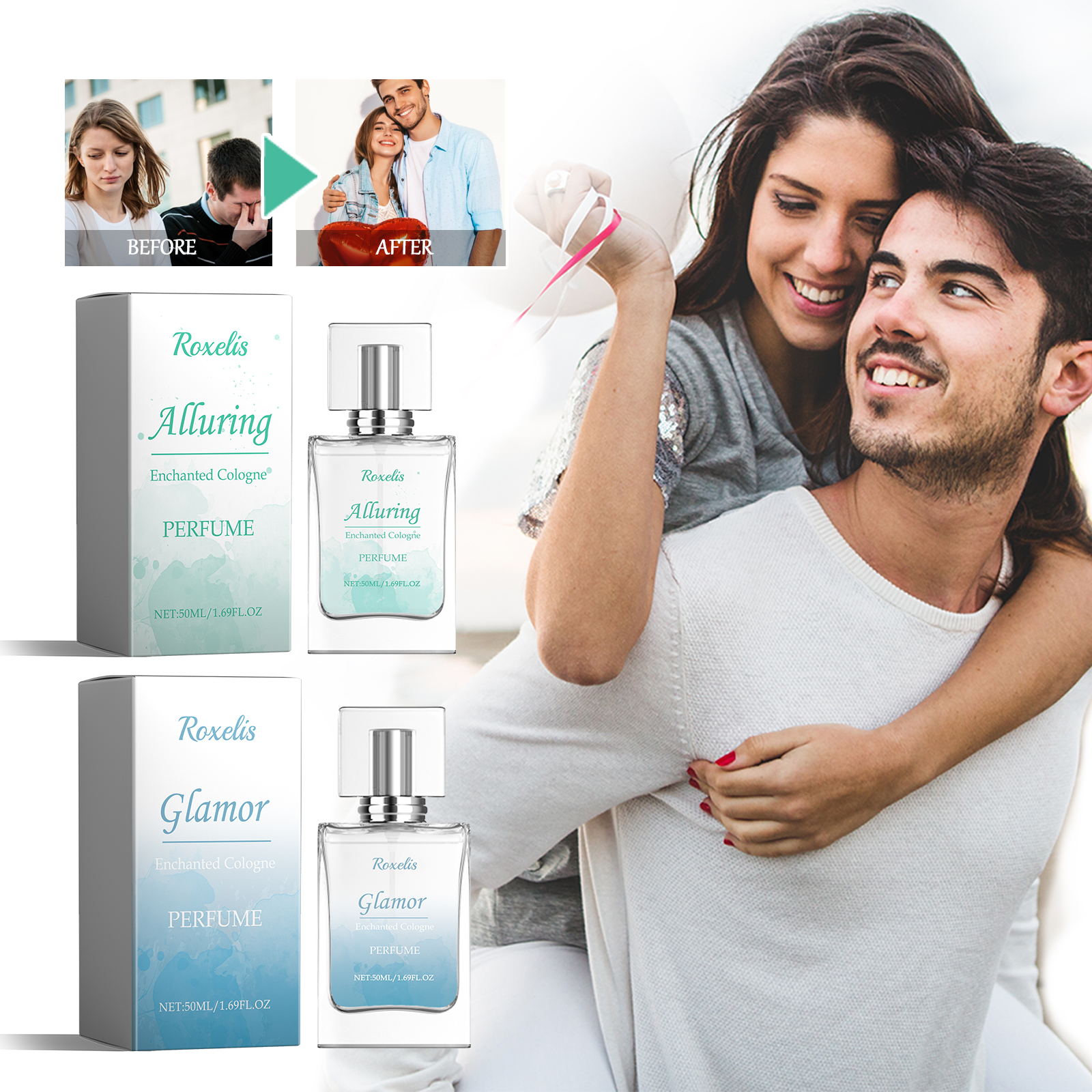 Roxelis Jasmine Cologne - Gentle, Long-Lasting Fragrance for Couples
