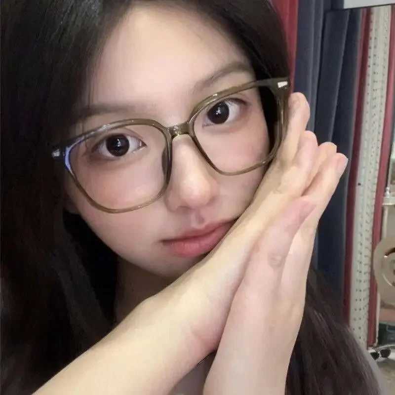 Square Large Frame Myopia Glasses for Women Men Ultra-light Near Sight Eyewear Fashion Prescription Eyeglasses Diopter 0 To 4.0 W250513