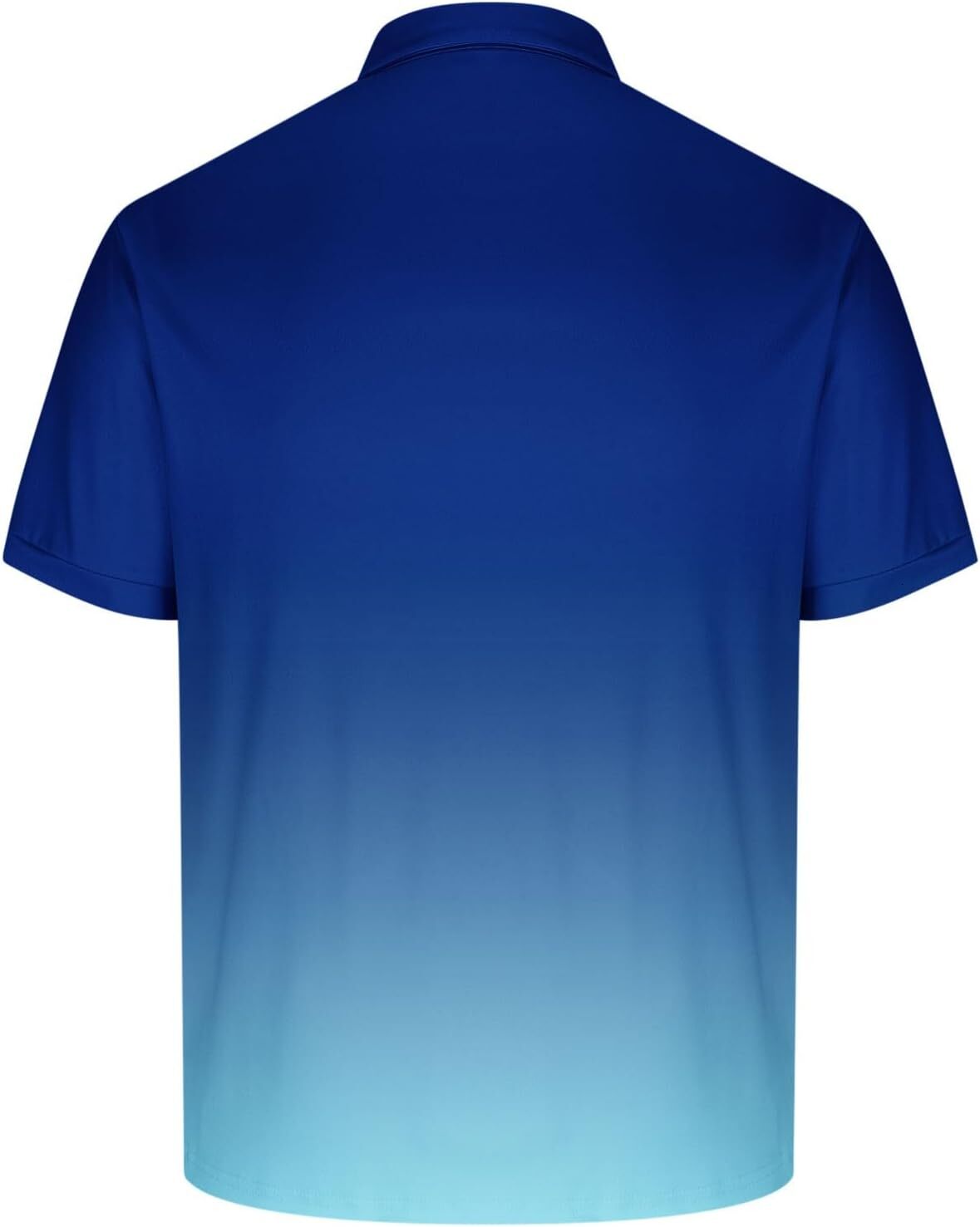 Mens Polo shirt Polo Shirts for Men Short Sleeve Button Down Collar Gradient Tees Dressy Casual Business Work Tshirt Summer Golf Tops Polos shirts