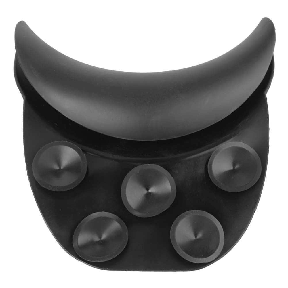 Black Silicone Hair Washing Neck Pillow Pad