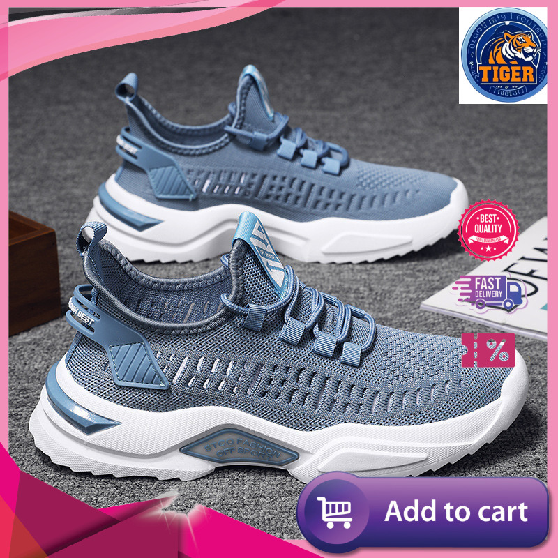 Ddmytiger One Step Lazy Flyknit Breathable Casual Men S Trendy Low Top Sneakers Running Shoes Outdoor Shoes