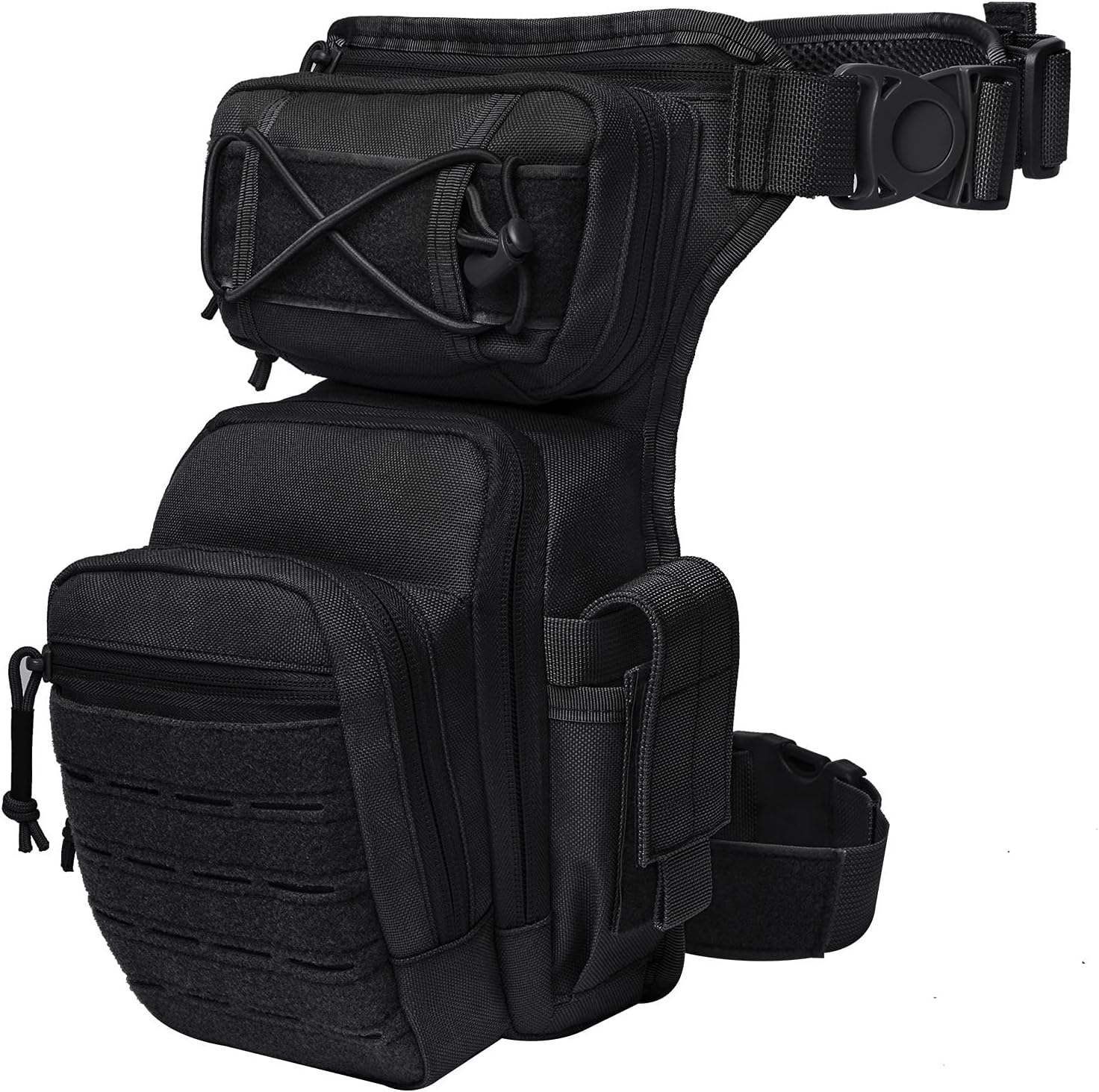 VOTAGOO Drop Leg Bag for Men Women Military Tactical Thigh Pack Pouch Multifunctional Tactical Package Outdoor Hiking Thigh Bag