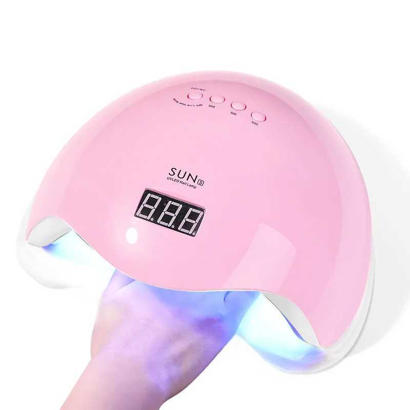 YIKOOLIN 48W UV LED Nail Lamp for Professional Saloon Fast Nail Gel Dryer With 4 Timers Automatic Sensor LCD Display W250513