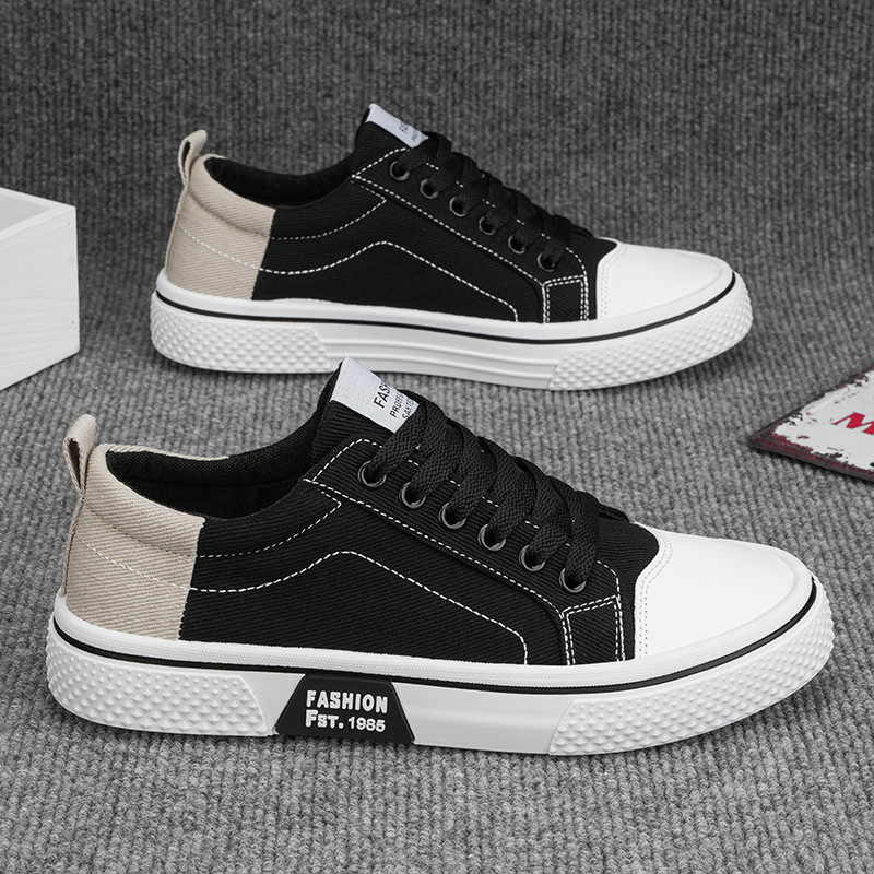 Canvas Spring Autumn New Style Simple Low Top Casual Shoes Student Board Men S Versatile Sports And Leisure Trendy Shoes Ddmysaturn