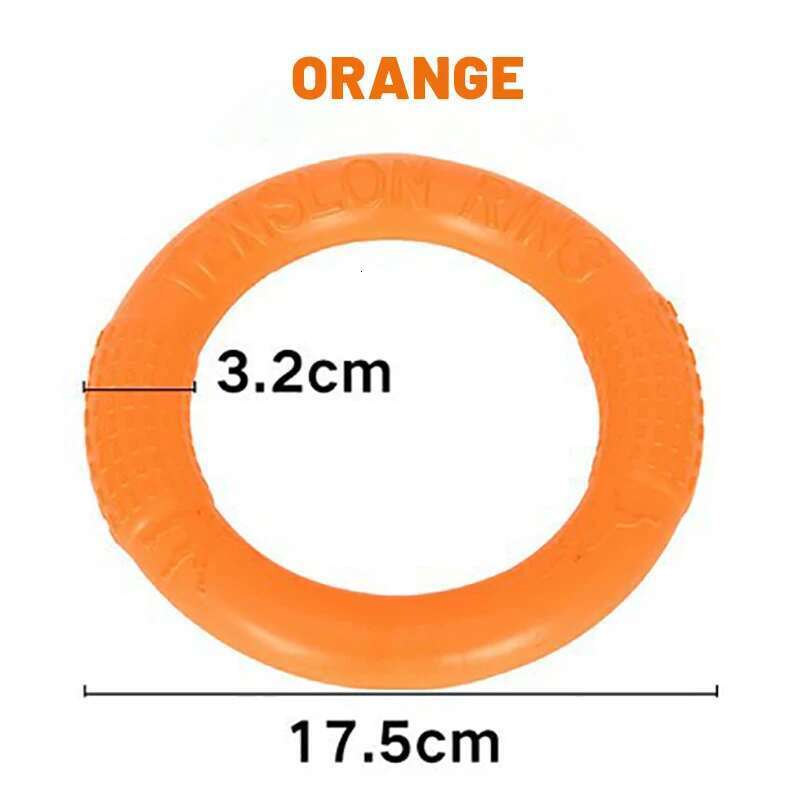 Dog Ring Toys Indestructible Chewing Floating Training Tools Fetch for Small Medium Large Dogs Throwing Catching Flying