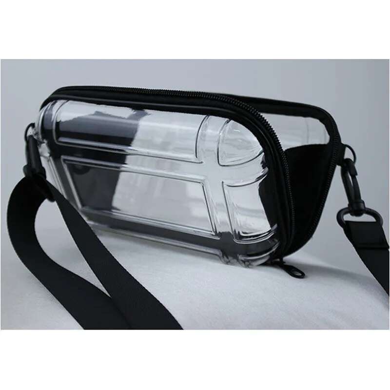 ddmy Transparent Crossbody Portable Clear Waterproof Wash Bags Travel Shopping Storage Tote Shoulder Phone Bag