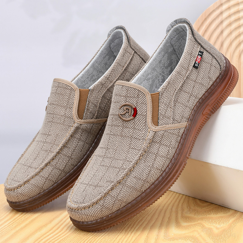 Cow Casual Shoes Tendon Men S One Foot Sole Single Shoes Spring And Summer New Breathable Cloth Shoes Ddmysaturn