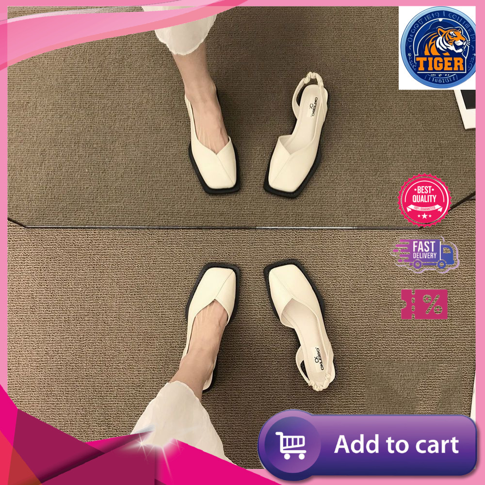 Ddmytiger Baotou Sandals Summer New Style Outerwear Fashion French Korean Super Fairy Women S Flat Roman Shoes Outdoor Shoes