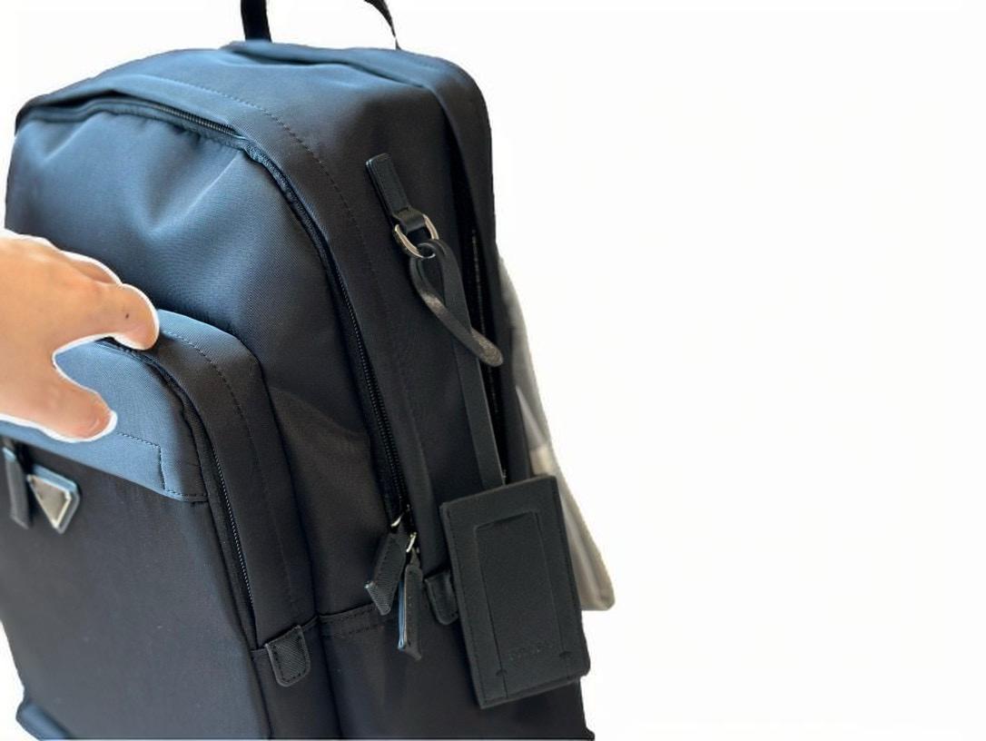 Backpack for men and women, environmentally friendly nylon cloth travel bag, backpack with large capacity