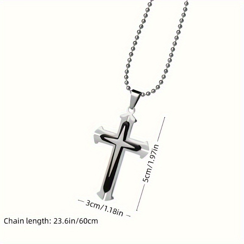 Unisex Modern Cross Charm Chic Decorative Item Perfect For Holidays