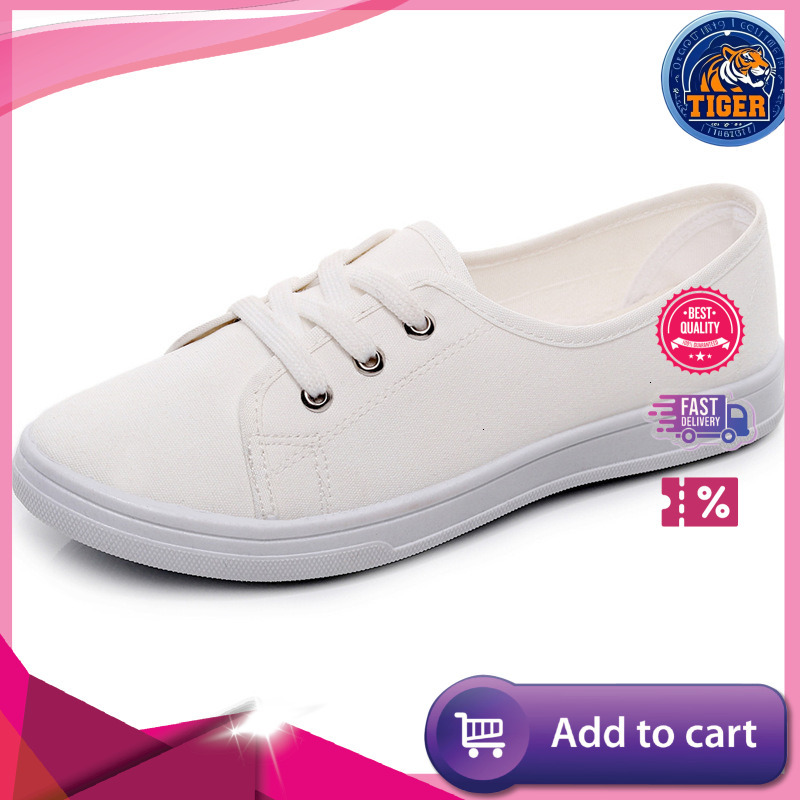 Ddmytiger New White Canvas Women S Board Ulzzang Korean Edition Versatile Summer And Autumn Student Cloth Shoes Outdoor Shoes