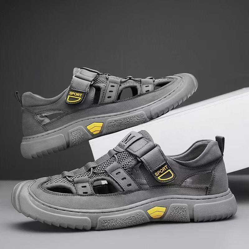 Sandals Men In Summer New Beach Shoes For Outdoor Activities Hollowed Out Casual Shoes Casual Toe Caps Water Wading Shoes Sports Sandals Ddmysaturn