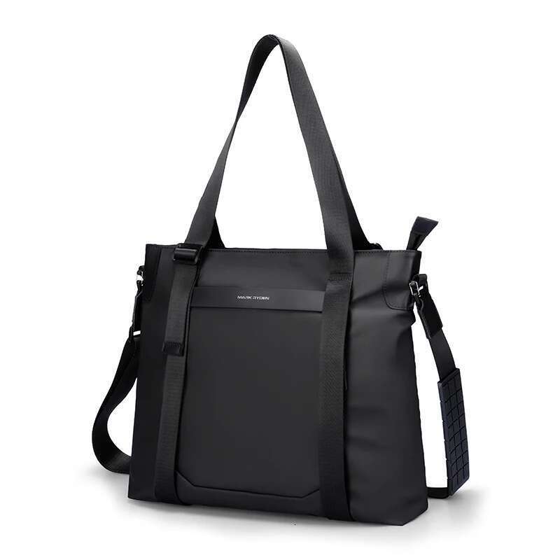 Mark Ryden Multifunctional Leather Messenger Bag Black Crossbody Large Capacity Stylish Men Shoulder Bag Men