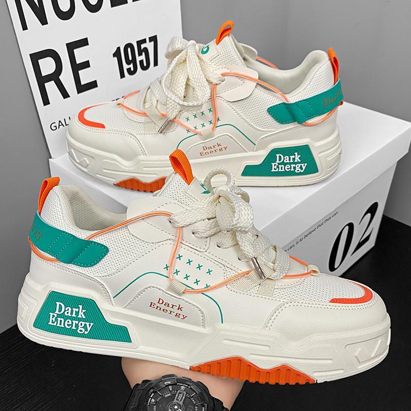 Designer Men's shoes winter breathable 2025 new niche design board shoes men's height increasing casual versatile explosive sports trendy sh