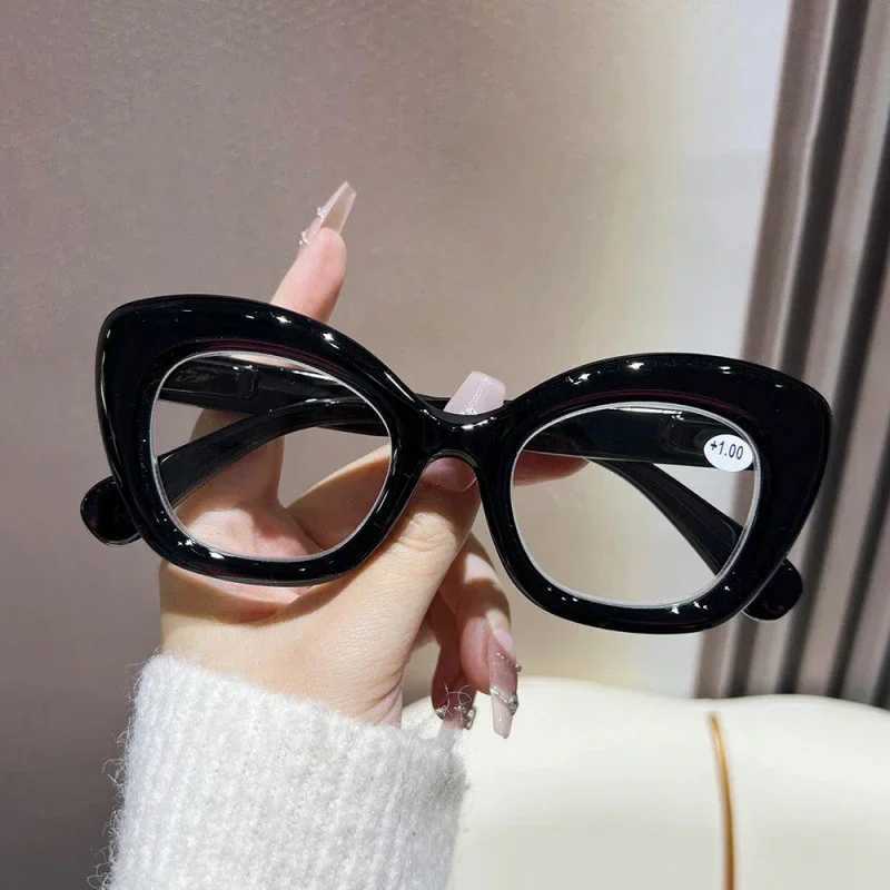 Vintage Finished Presbyopia Glasses Unisex Women Mens Anti Blue Light Farsighted Eyewear Optical Prescription Reading Glasses W250513