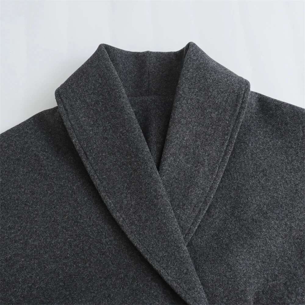 Women's Fashion New Blended Loose Coat