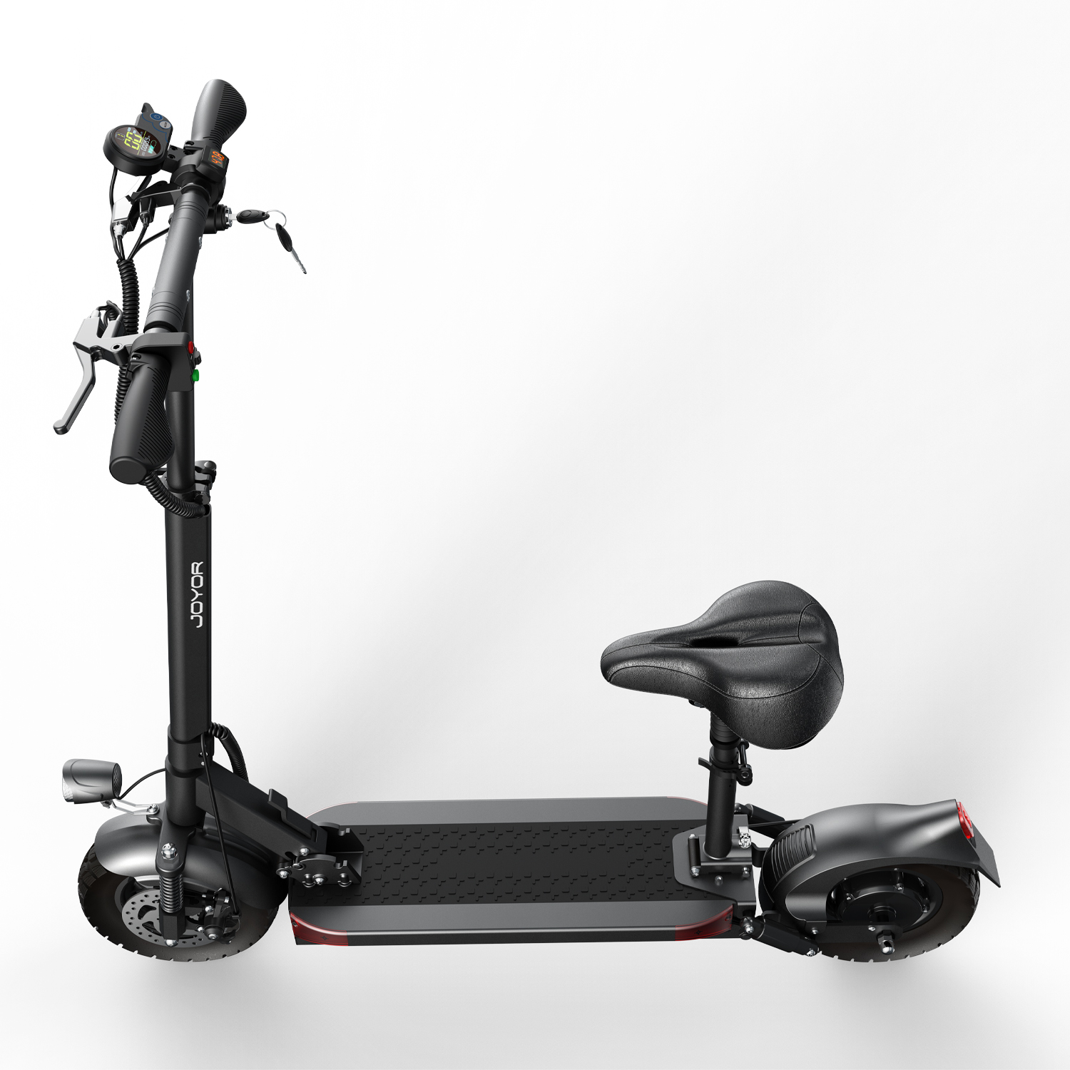 UK STOCK JOYOR Y6-S 10 inch Electric Scooter with removable Seat 500W 48V 18Ah 60KM Long Range City Folding eScooter for adults 15.5mph
