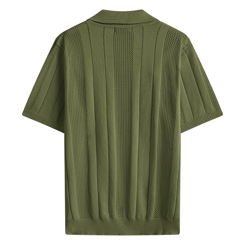 Men's 2025 Summer Polo Shirt Men's Short Sleeve Loose Comfortable Collar T-shirt Men's Style
