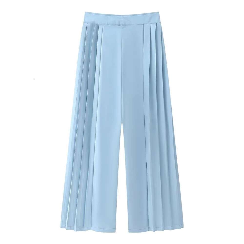 Women's Fashion New Unique and Elegant Wrinkled Suit&Pant Set