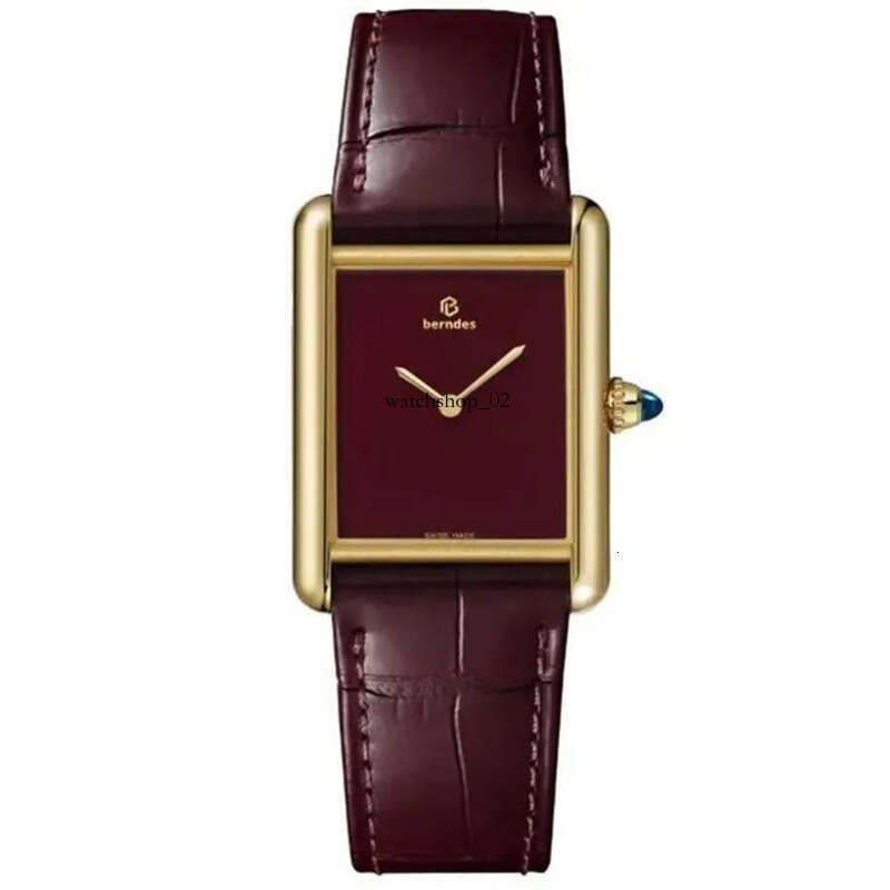 Top-grade U1 AAA Men Women Ta nk Fashion Couple Watch Simple Appearance Modeling Imported Calfskin Sapphire Inset Suitable For Party Travel Wristwatches L84 5