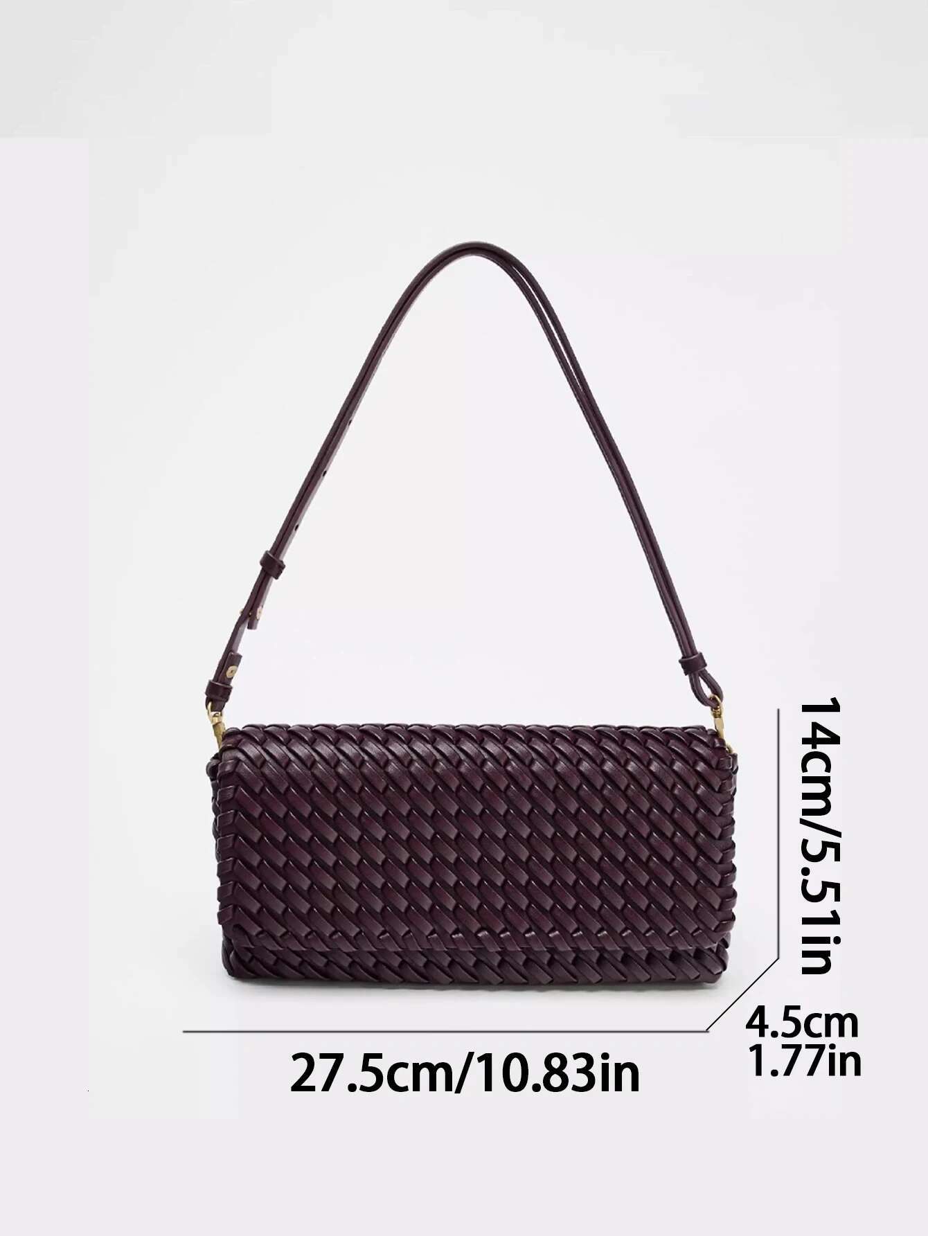 Woven Exude A Sense Of Sophistication. Single-Shoulder Crossbody Flip Bags Are Simple And Versatile