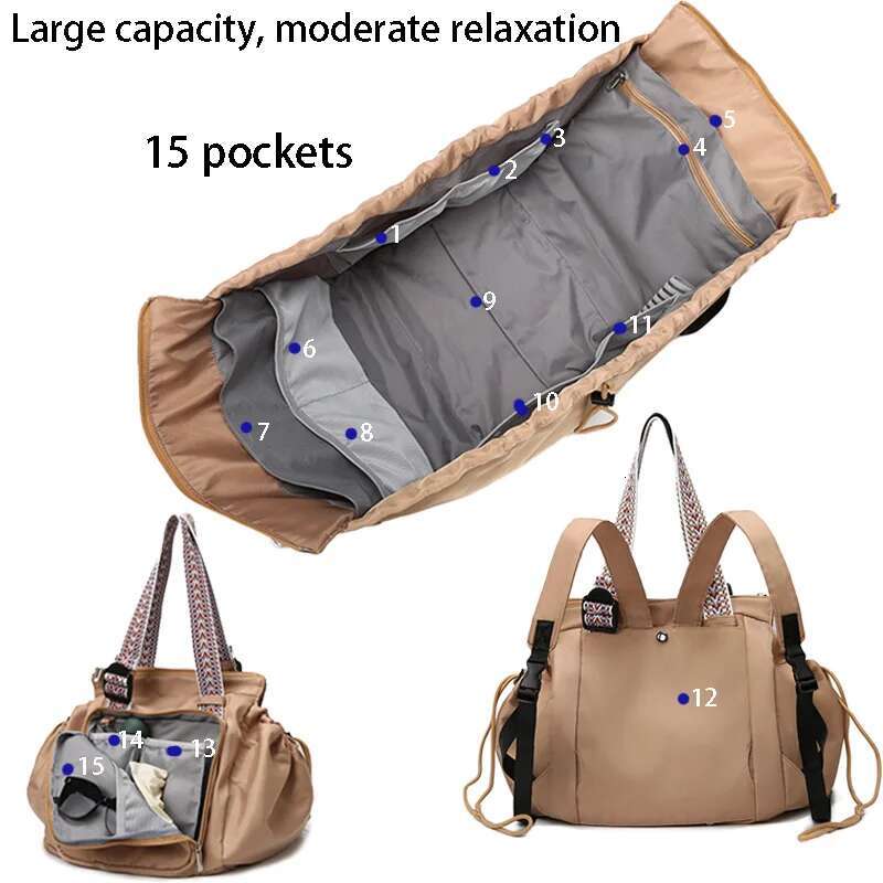 Travel versatile cradle travel storage backpack multifunctional outdoor lightweight mommy bag large capacity handbag