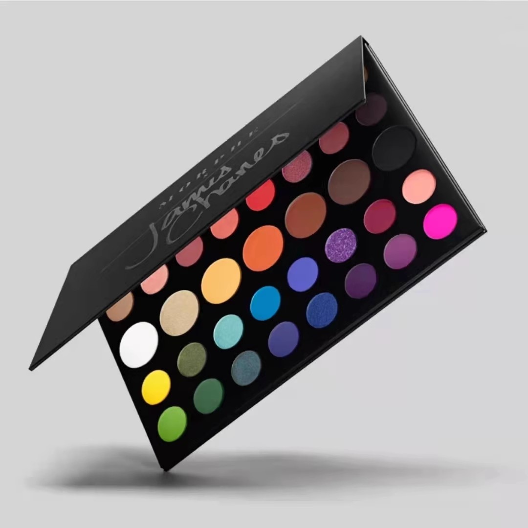 MorpheX James Charles Co branded Murphy 39 Color eye shadow Plate Pearlescent Matte Earth