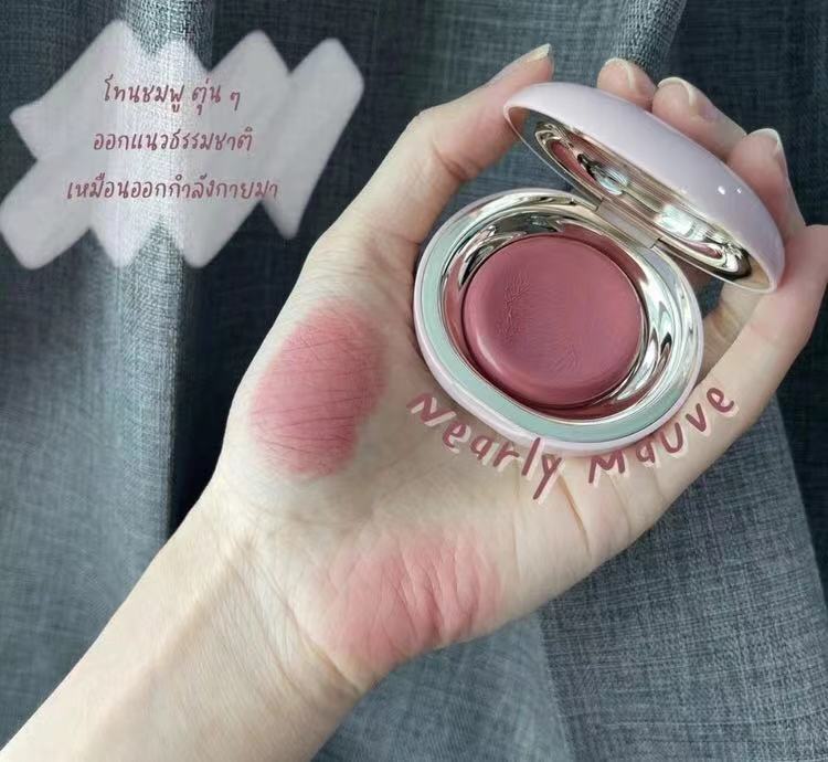 3 Colors Waterproof Blush Cruelty Free High Pigment Cream Cheek Blusher Vegan Pink Creamy Custom Logo Blush Makeup Vegan Liquid Blush(Alane)