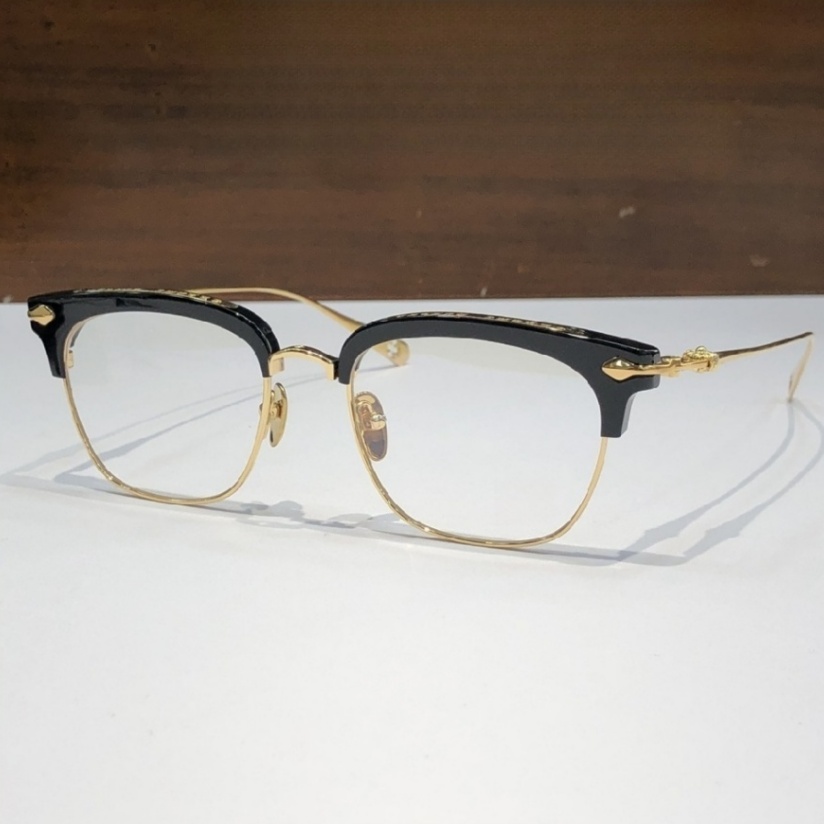 High Quality Men optical glasses Classic Luxury Designer Women eyeglass Titanium Punk Business Design Prescription Spectacle Frames SLUNTRAPICTION SIZ