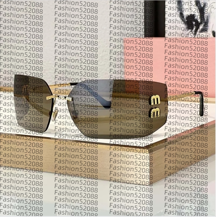 Sunglasses for women designer sunglasses men sunglass woman rimless frame mirror cat eye shades luxury sun glasses for women Y2K spicy girl