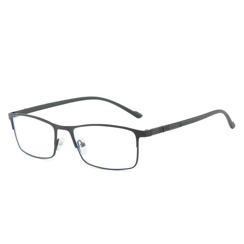 Myopia Glasses Men Ultralight Rectangle Anti Blue Light Computer Glasses Classic Metal Frame Nearsighted Eyeglasses 0 To -600 W250513