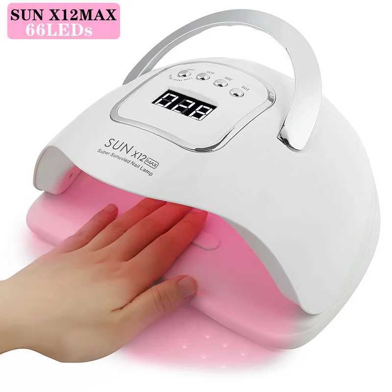 SUN X2MAX UV LED Nail Lamp For Fast Gel Polish Dryer Machine 66leds UV Light for Nails UV LED Manicure Salon Lamp Tools W250513